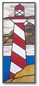 Beautiful Lighthouses in Stained Glass